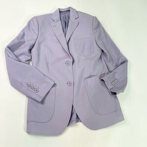 Officine Generale Paris 6 Blazer Jacket Womens Charlene 34 Lavander Purple Wool